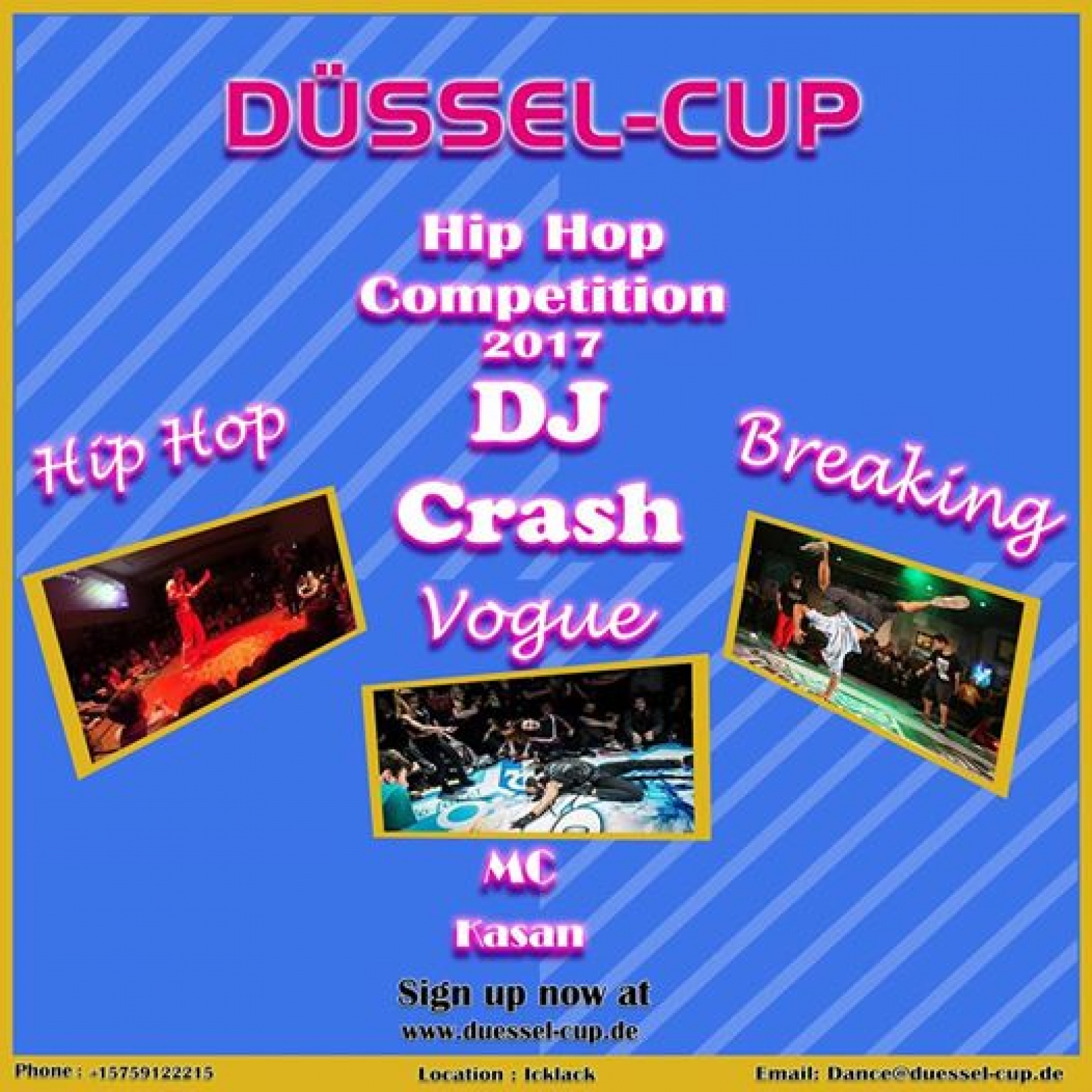 DC Dance Competition 2017 poster