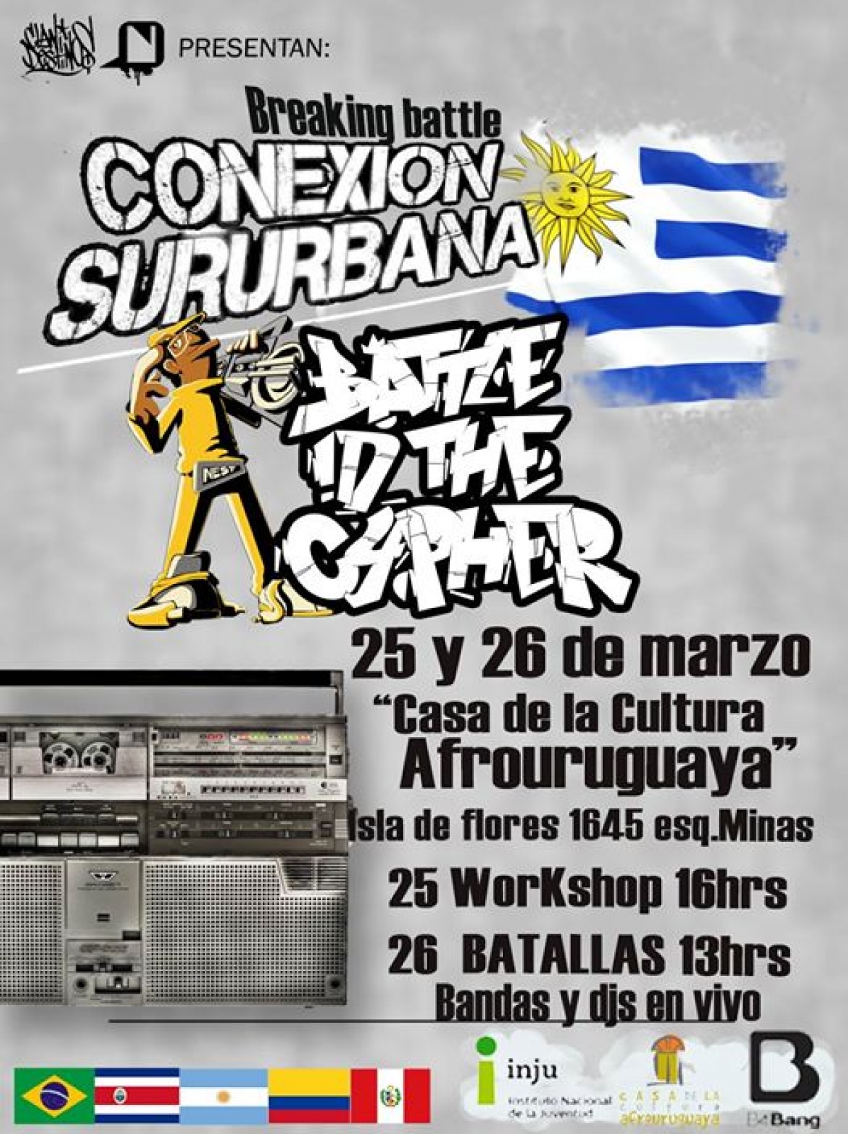 Battle In The Cypher Uruguay 2017 poster