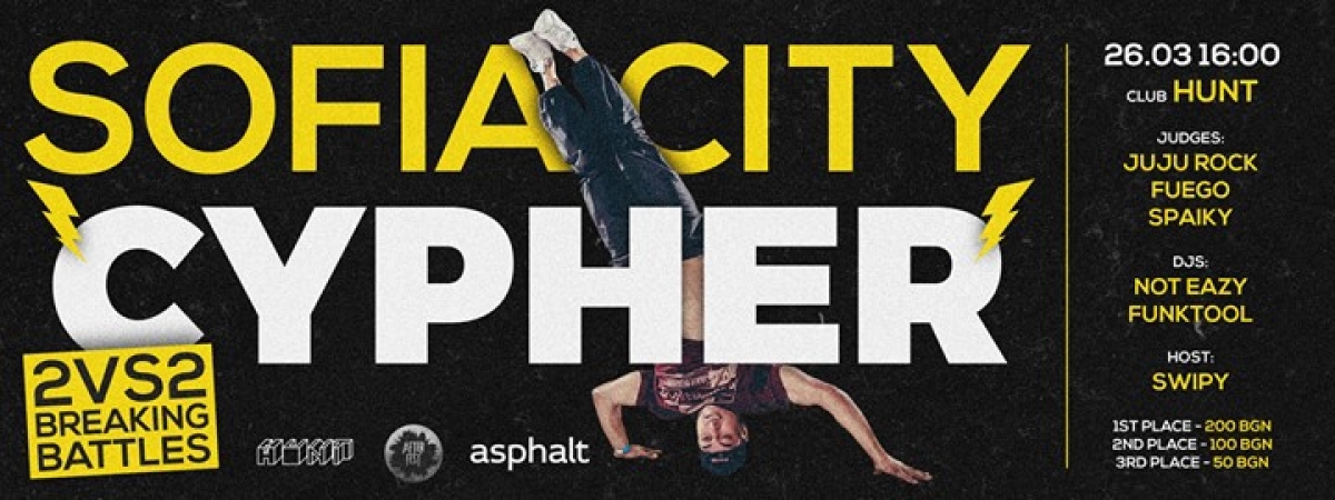 Sofia City Cypher 2017 poster