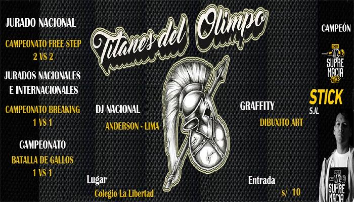 Titanes Del Olimpo 2017 poster