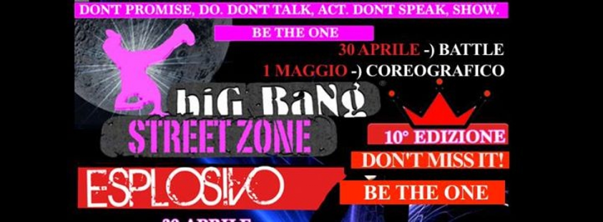 Big Bang Street Zone 10 poster