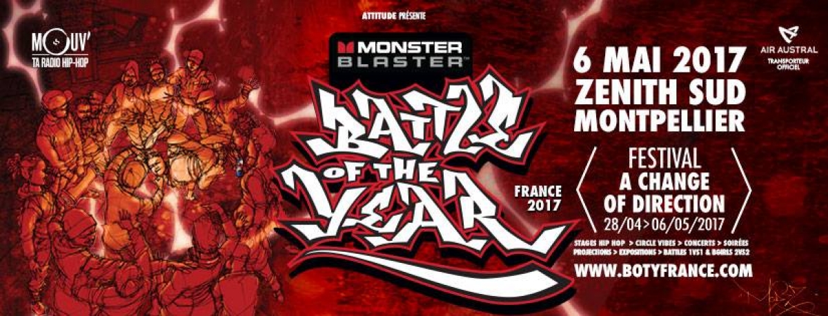 Monster Blaster Battle Of The Year France 2017 poster