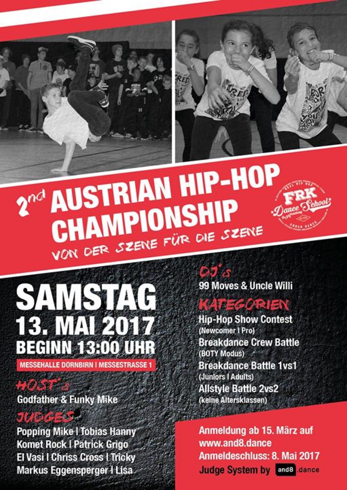 Austrian Hip-Hop Championship 2017 poster