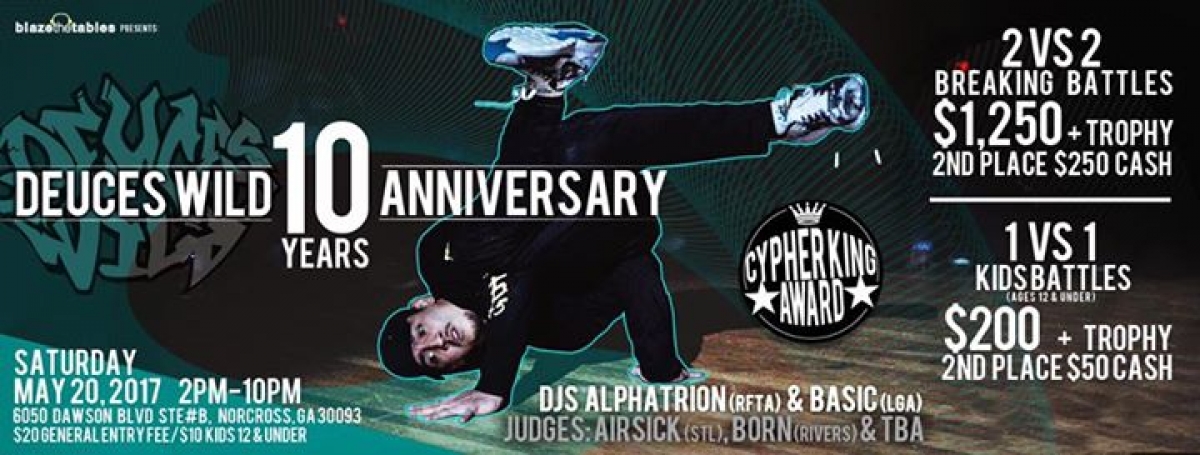 Deuces Wild 10 Years Anniversary 2017 poster