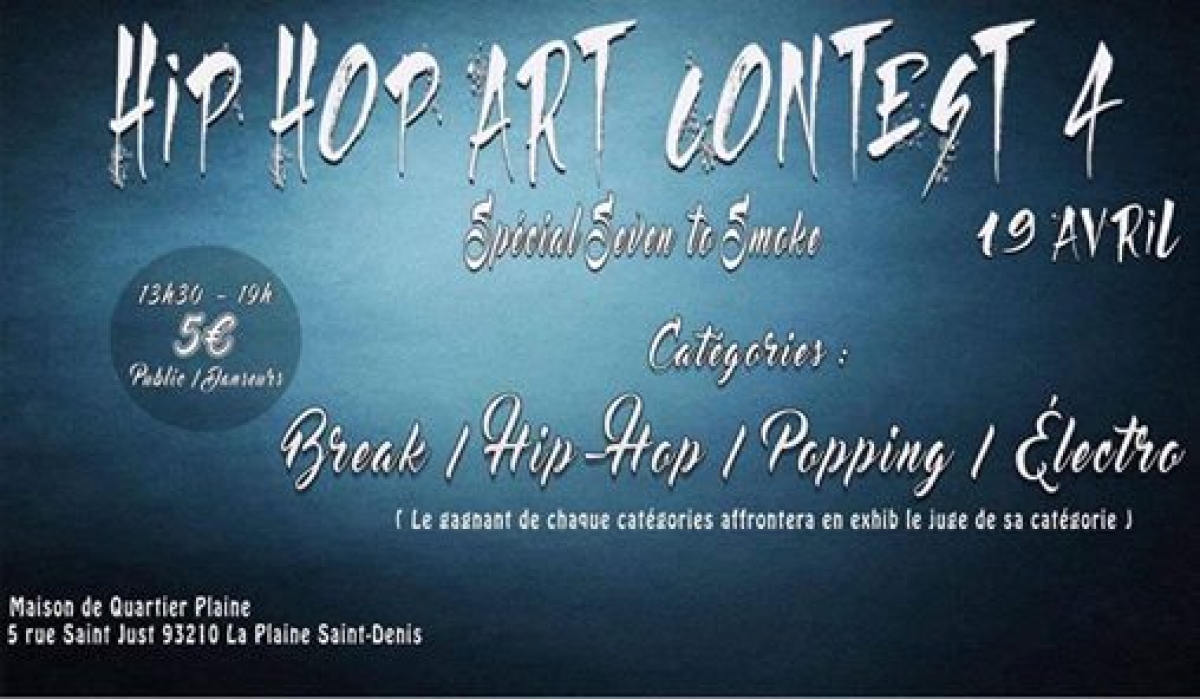 Hip Hop Art Contest 4 poster