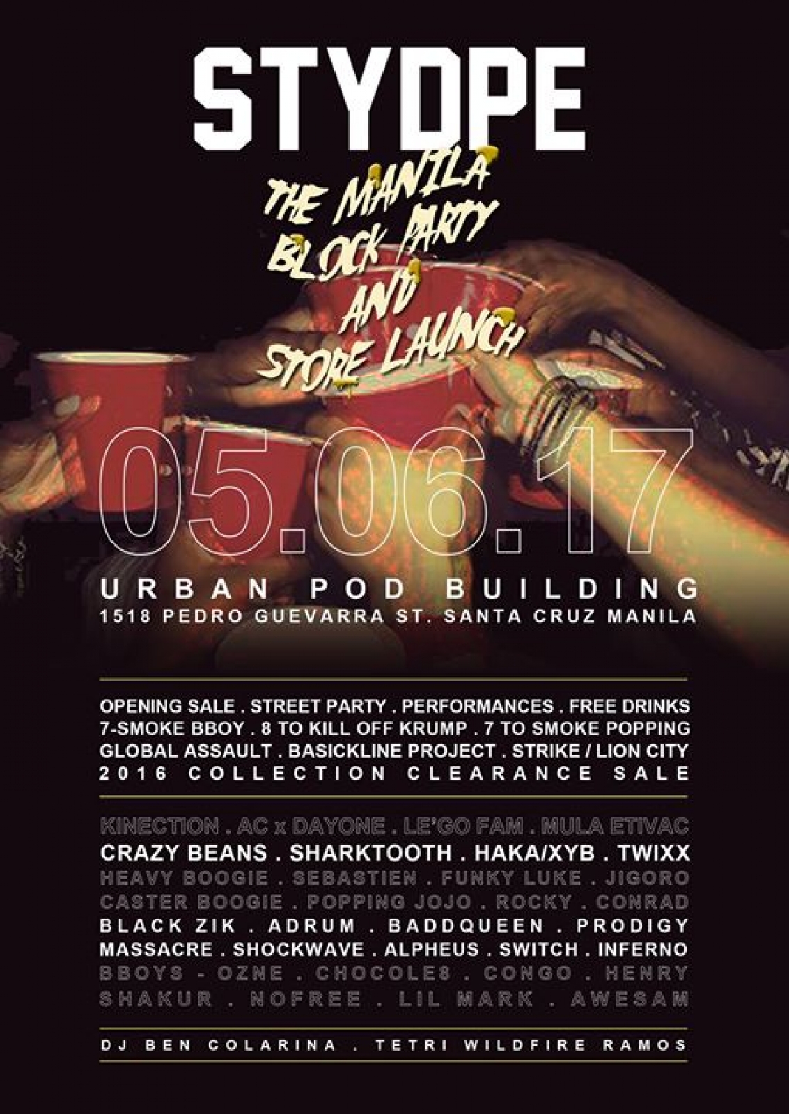 The MNL Block Party 2017 poster