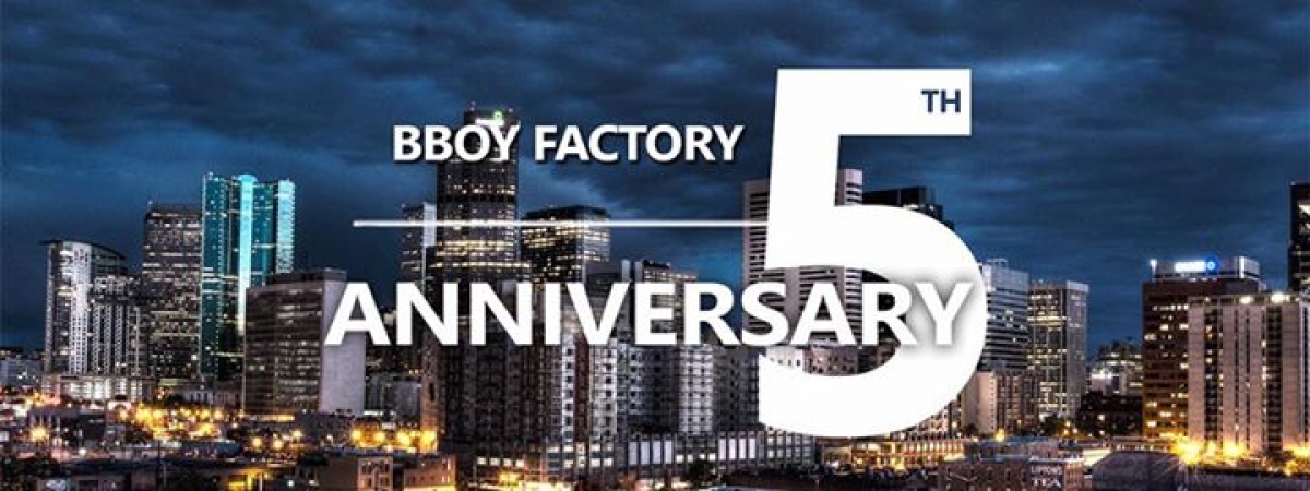 Bboy Factory 5th Anniversary 2017 poster