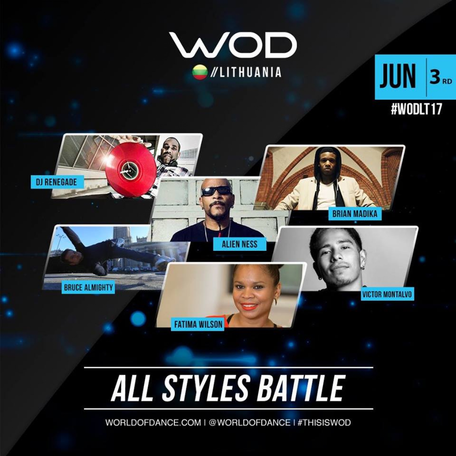 All Styles Battles - World of Dance Lithuania Qualifier 2017 poster