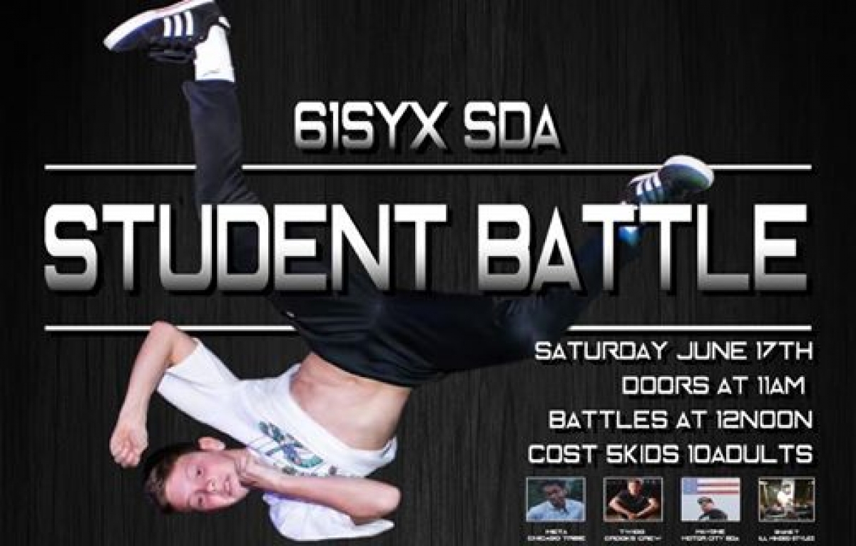 61SYX SDA Student Battle 2017 poster