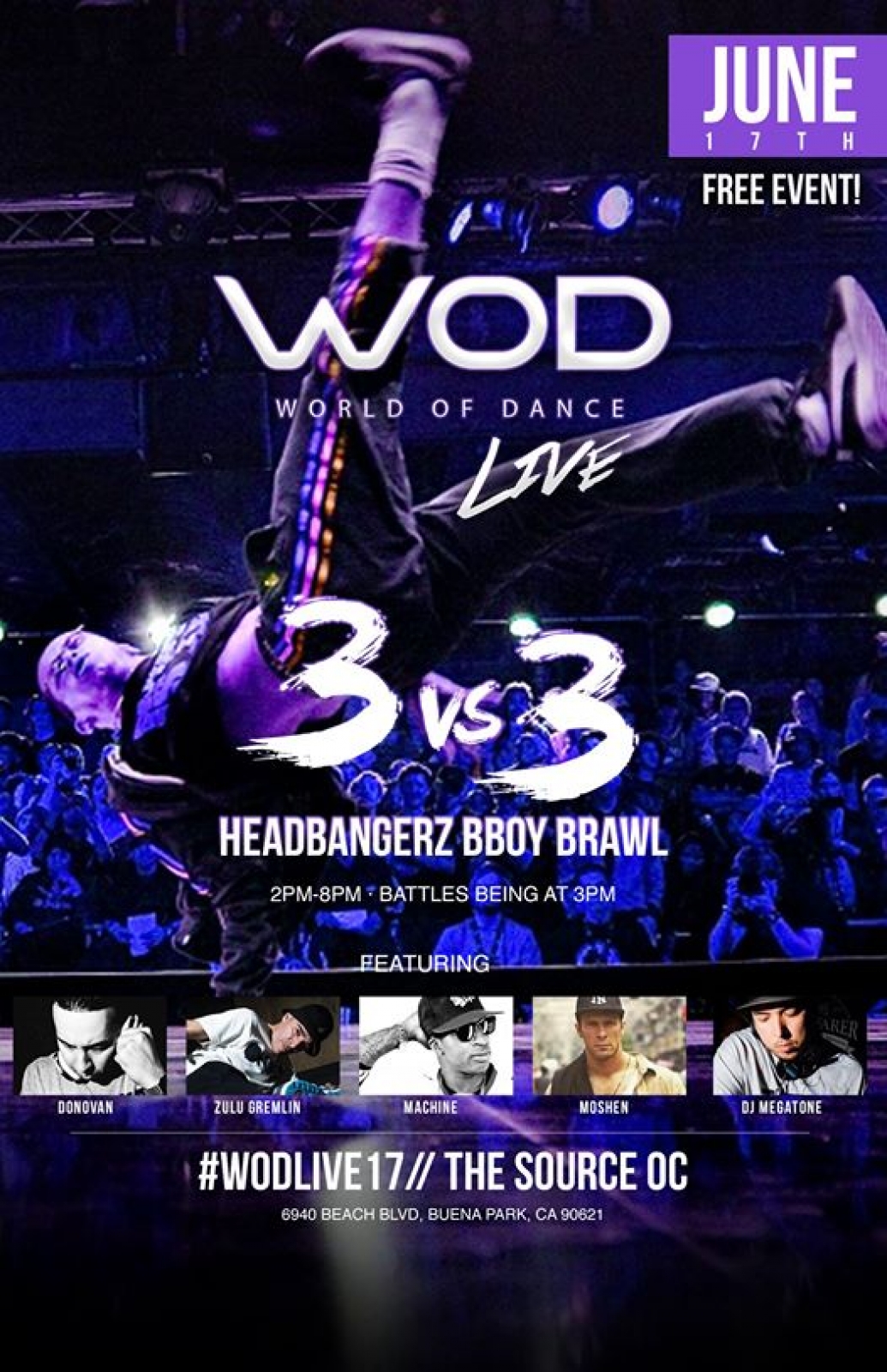 Head Bangerz B-Boy Brawl 2017 poster