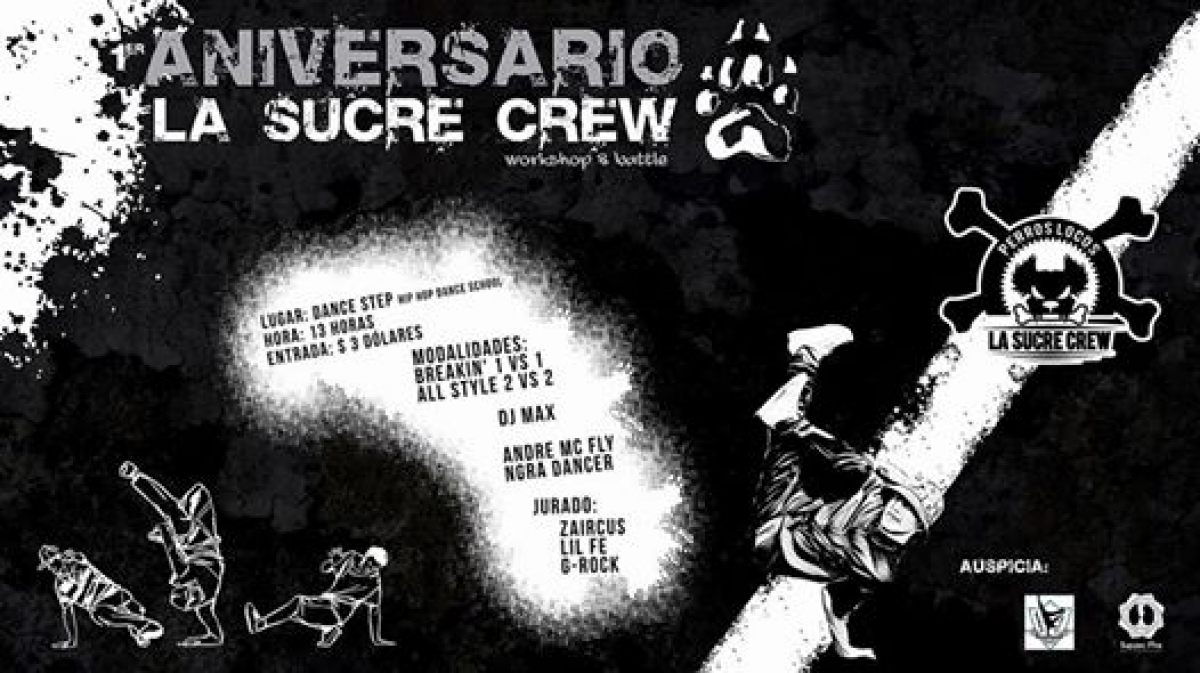 Aniversario La Sucre Crazy Dogs 2017 poster