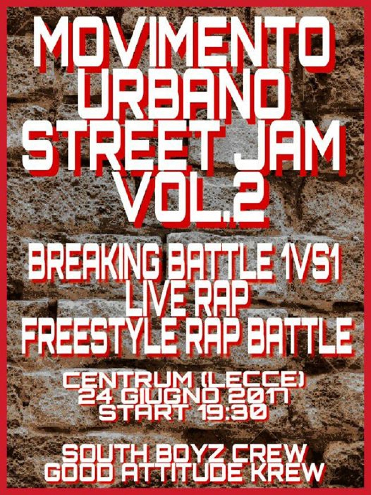 Movimento Urbano Street Jam 2 poster