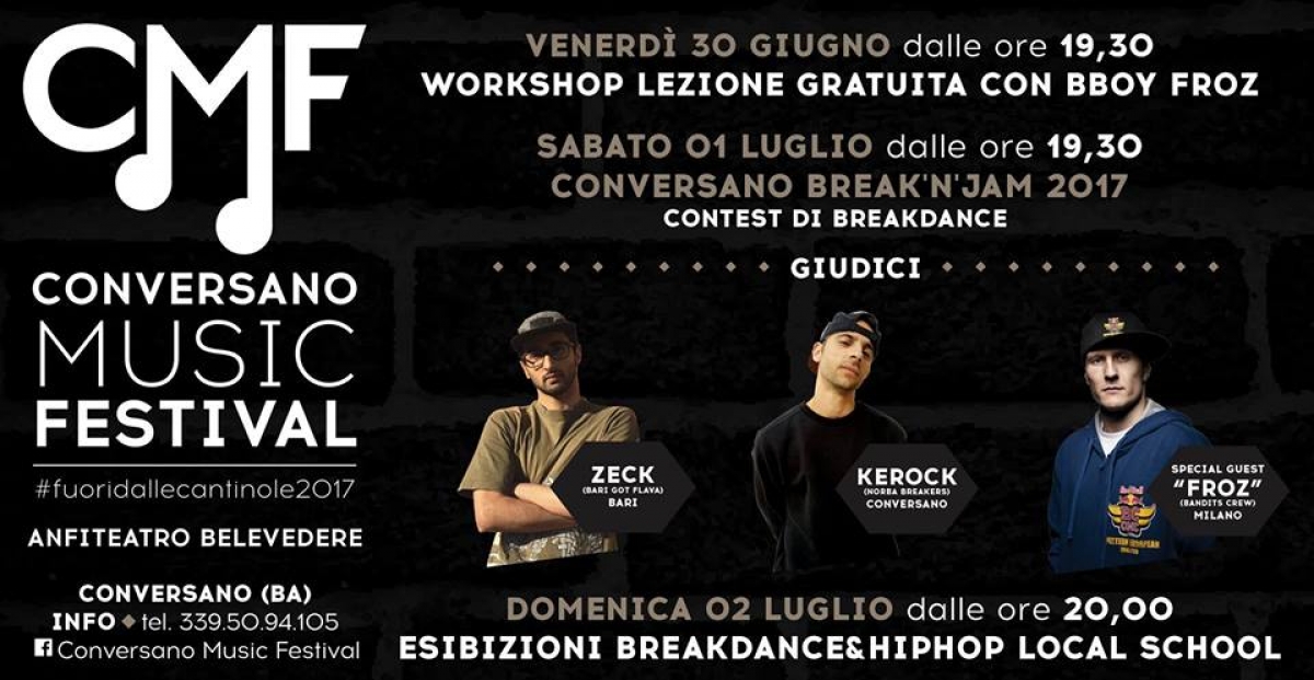 Conversano Break' n' Jam 2017 poster