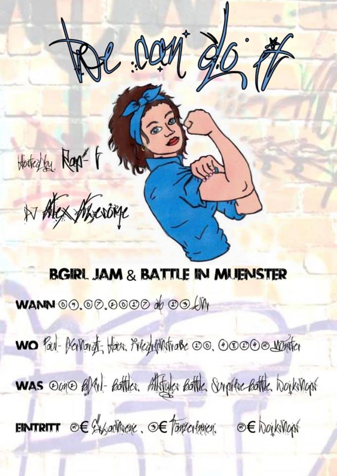 We Can Do It Bgirl Jam & Battle 2017 poster