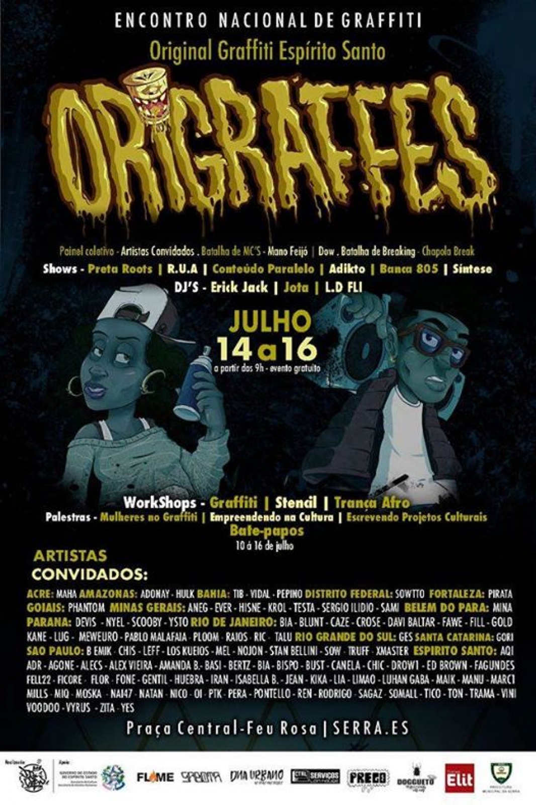 Origraffes Battle Break 2017 poster