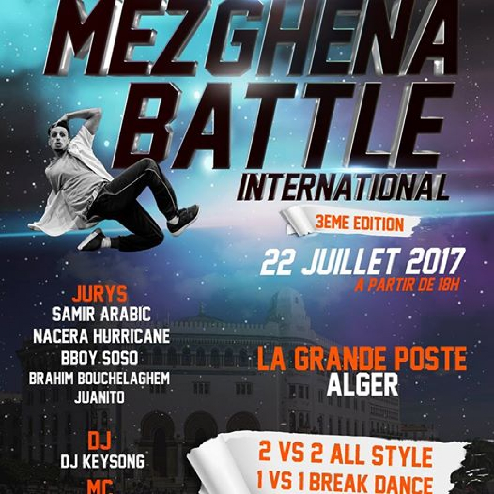 Mezghena Battle International 2017 poster