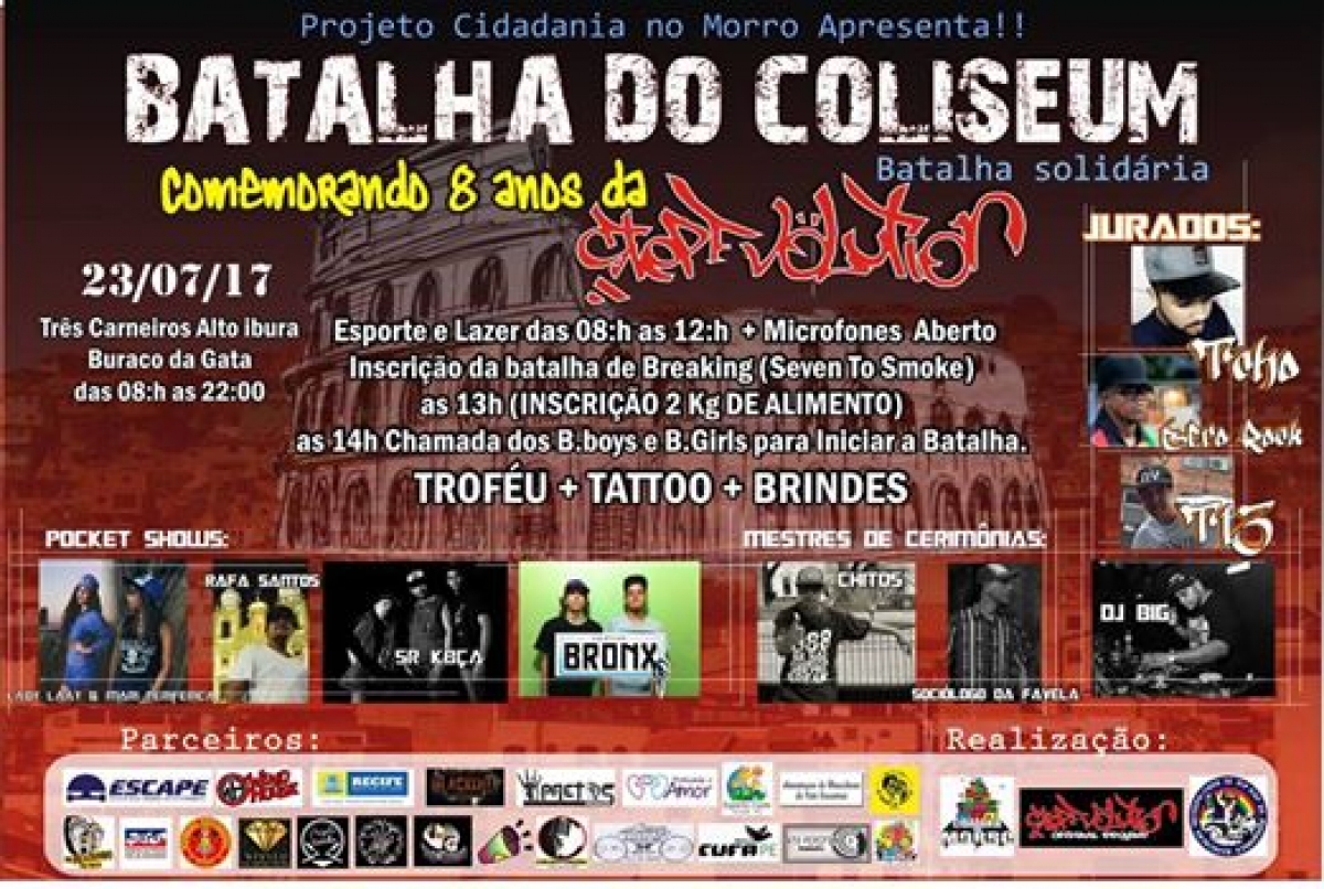 Batalha Solidaria 2017 poster