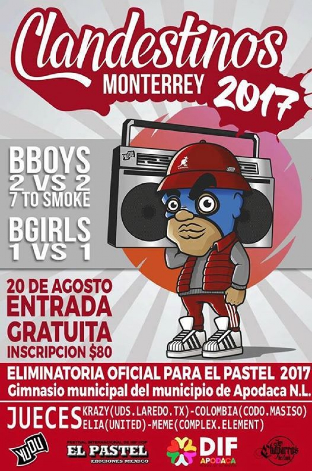 Clandestinos Monterrey 2017 poster
