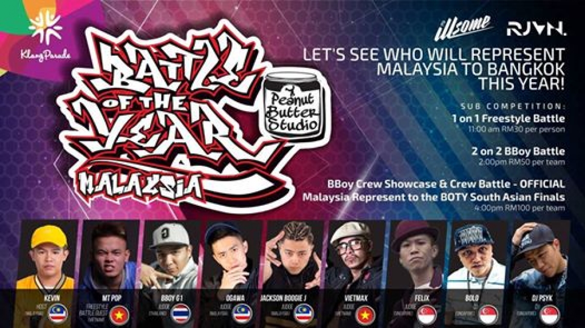 Battle Of The Year Malaysia 2017 poster