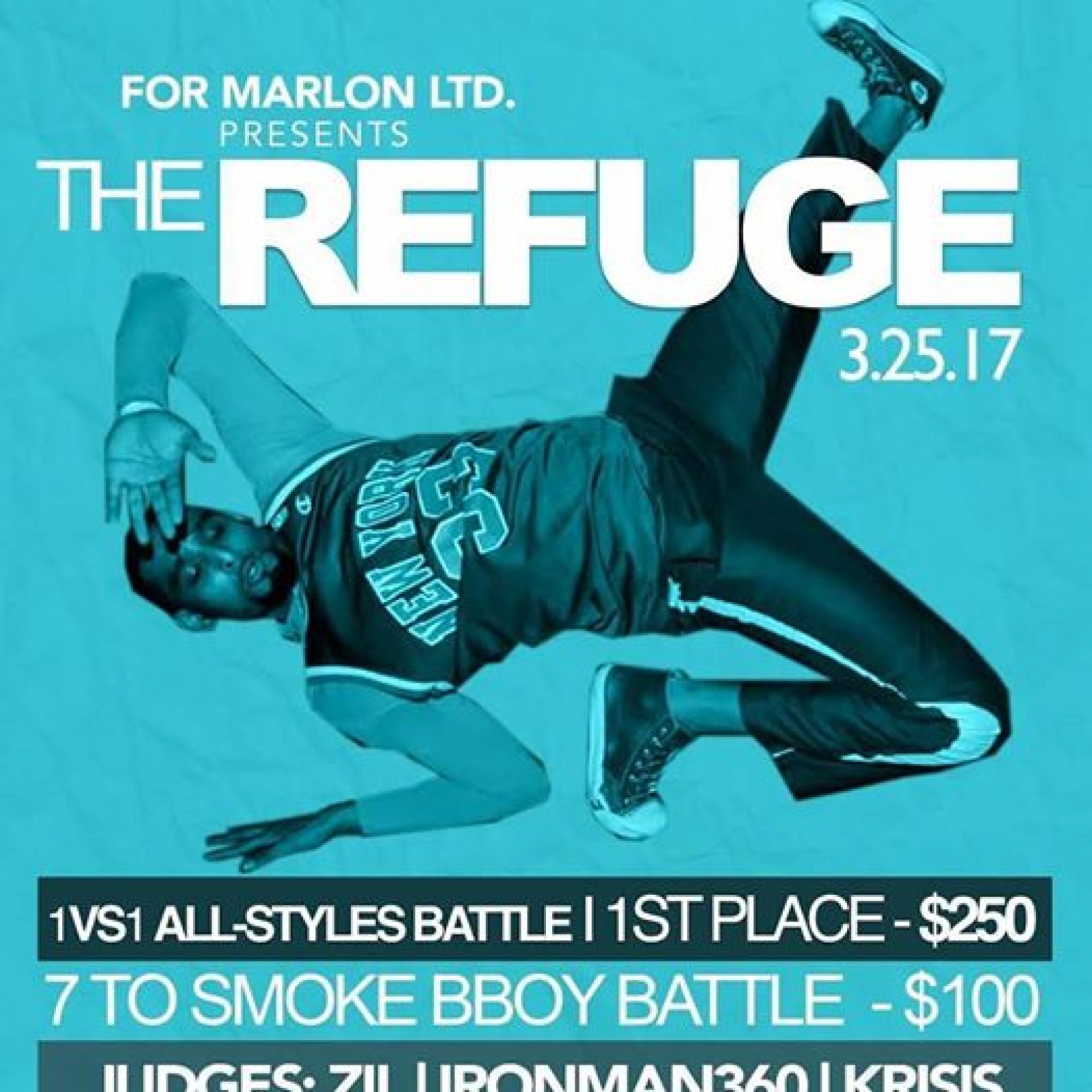 The Refuge B-Boy Battle 2017 poster