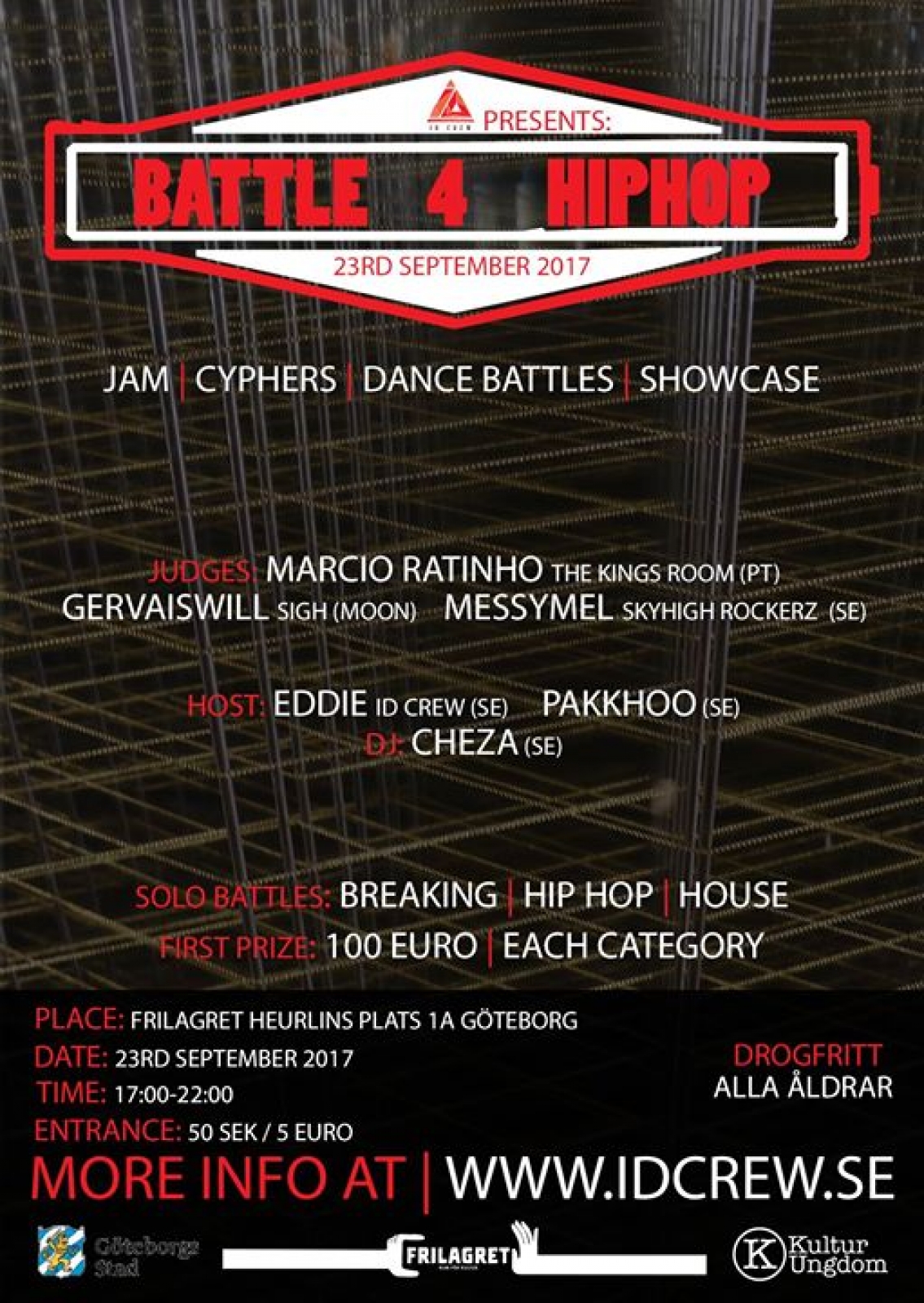 Battle 4 Hiphop 2017 poster