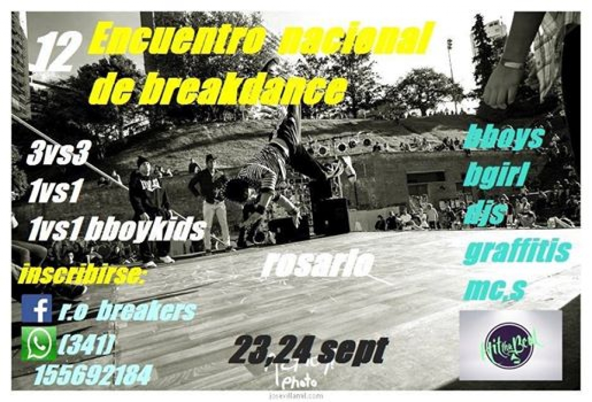 Encuentro Nacional De Breakdance Rosario 2017 poster
