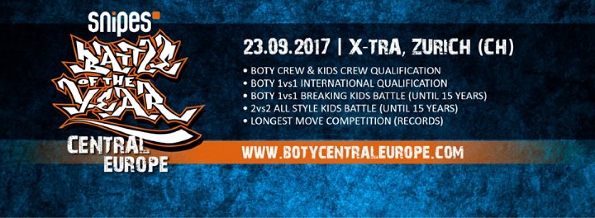 Battle Of The Year Central Europe 2017 poster