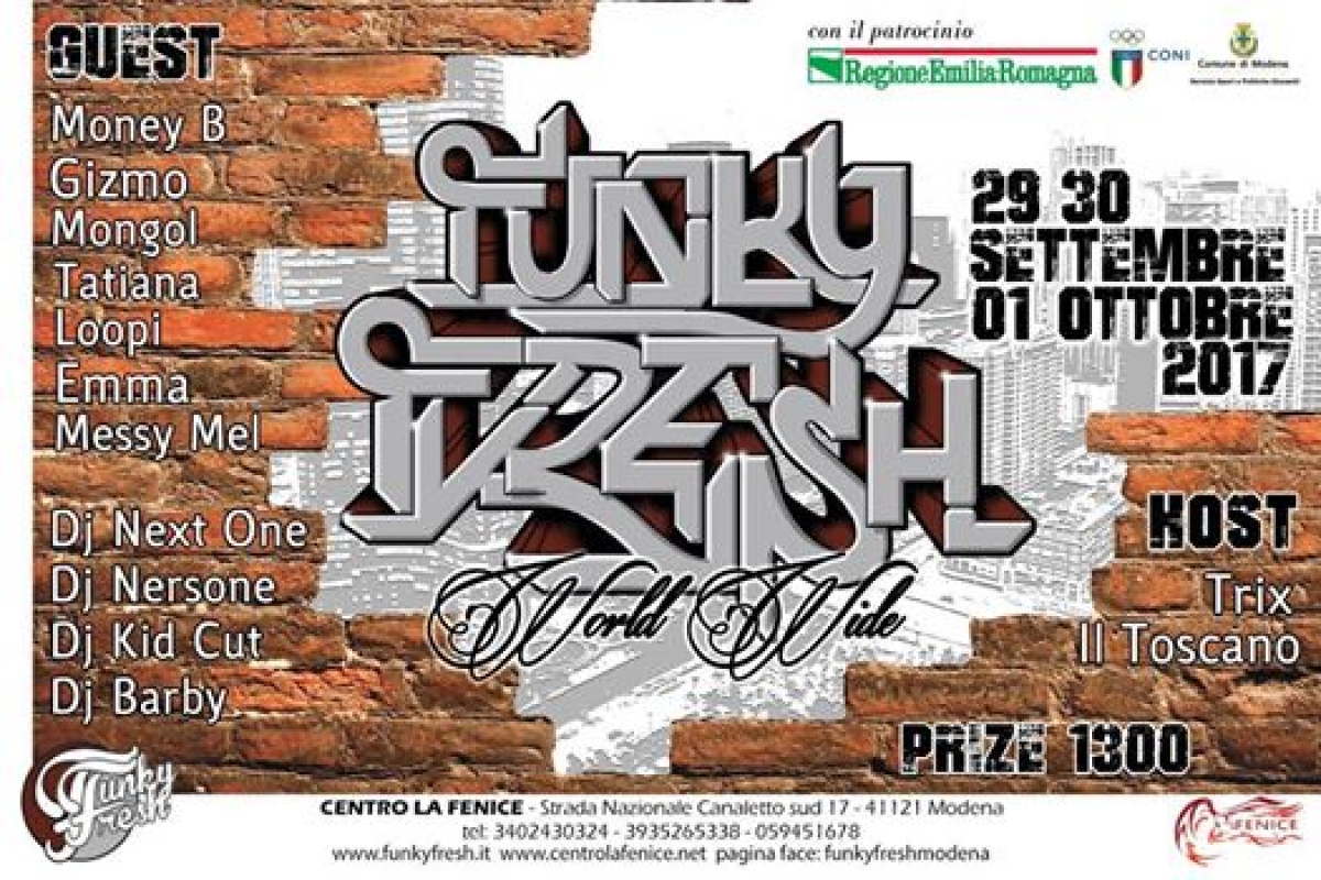 Funky Fresh World Wide 2017 poster