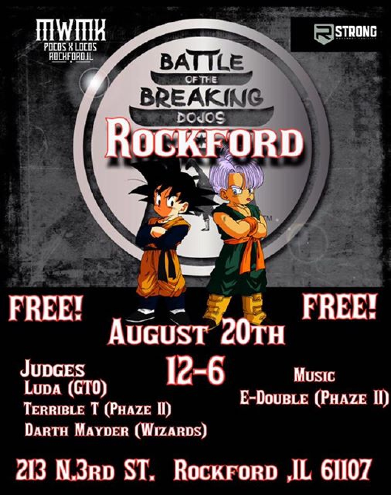 Battle Of The Breakin Dojos Rockford 2017 poster