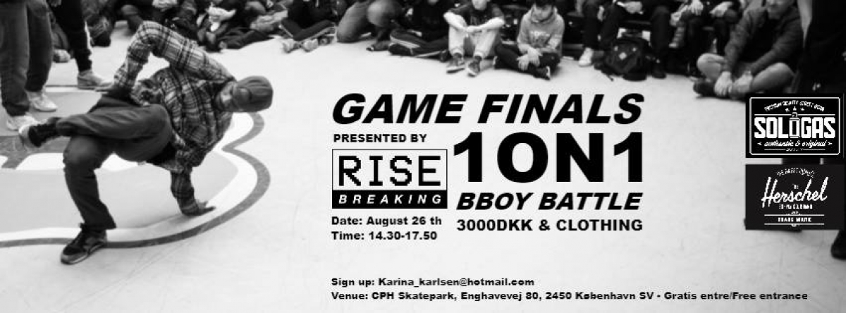Game Finals Bboy Battle 2017 poster