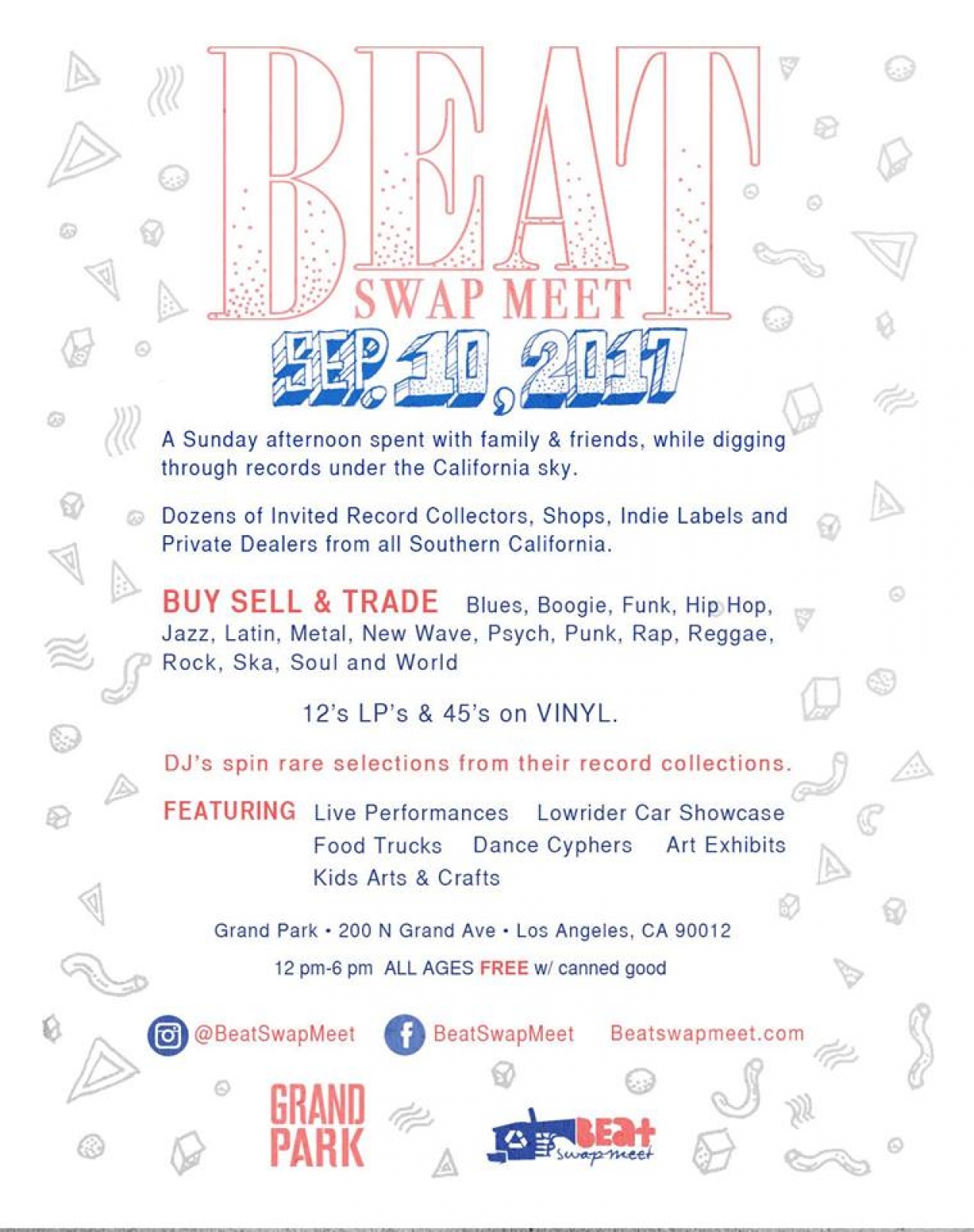 Beat Swap Meet Grand Park 2017 poster