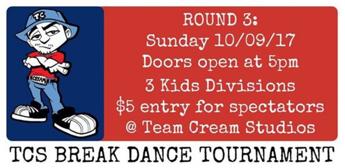 TCS Break Dance Tournament 2017 poster