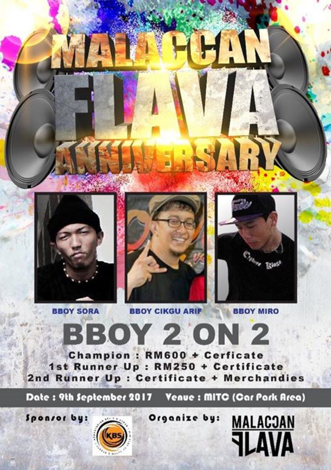 Malaccan Flava Anniversary 2017 poster