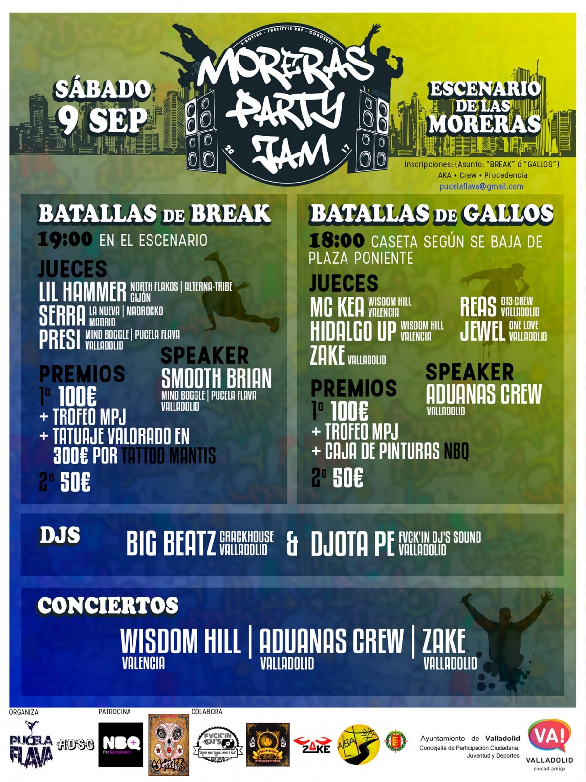 Moreras Party Jam 2017 poster