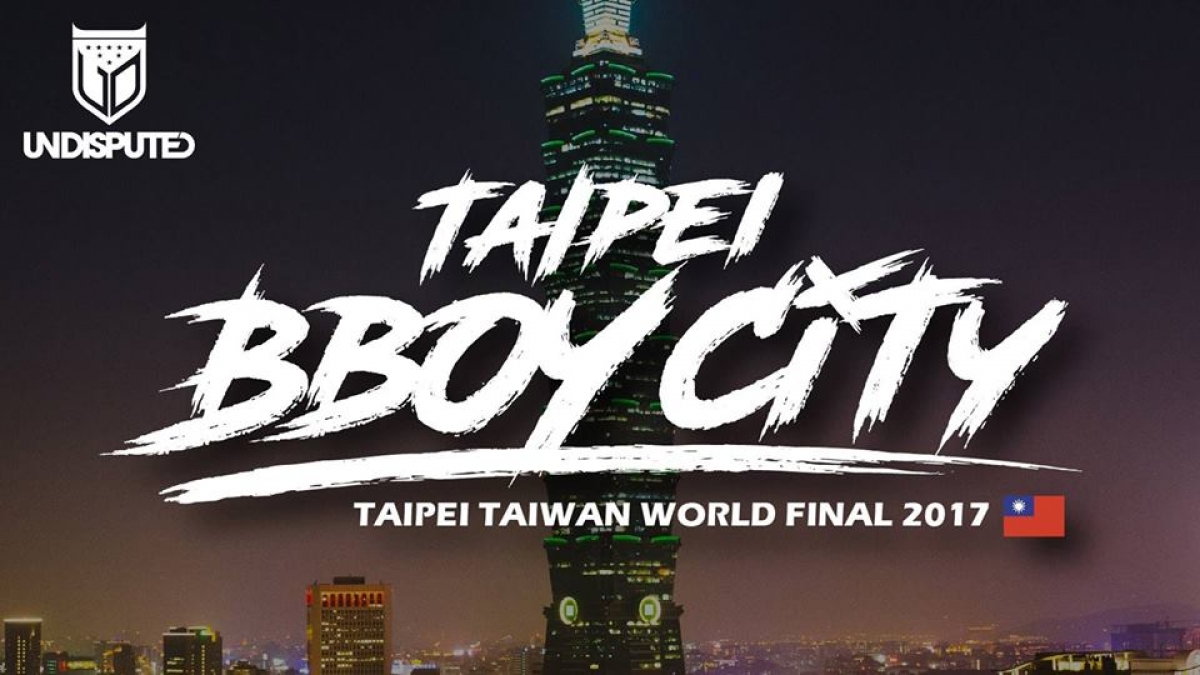 Taipei Bboy City World Final 2017 poster