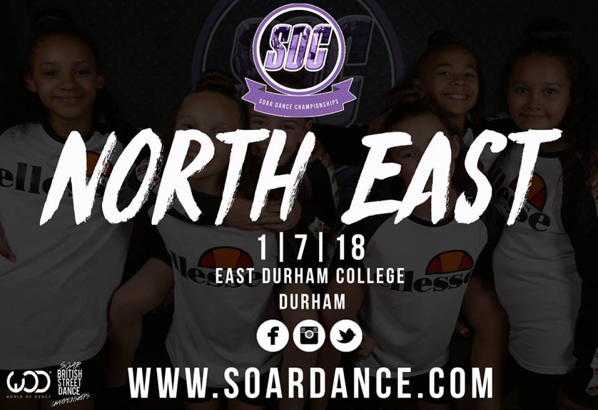 SDC North East Street Dance Championships 2018 poster