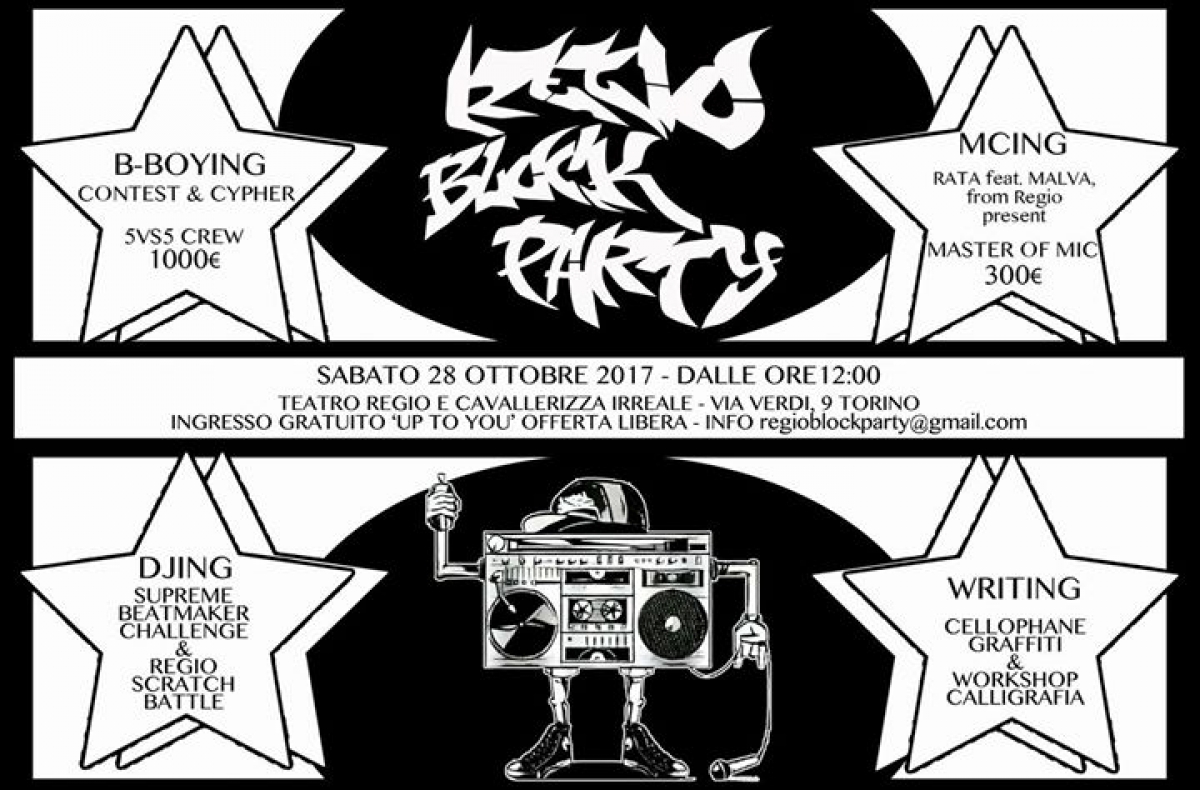 Regio Block Party 2017 poster