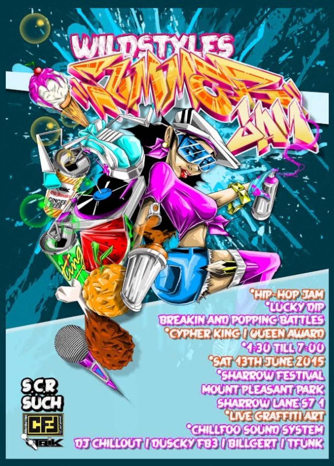 WILDSTYLES Summer HipHop Jam poster