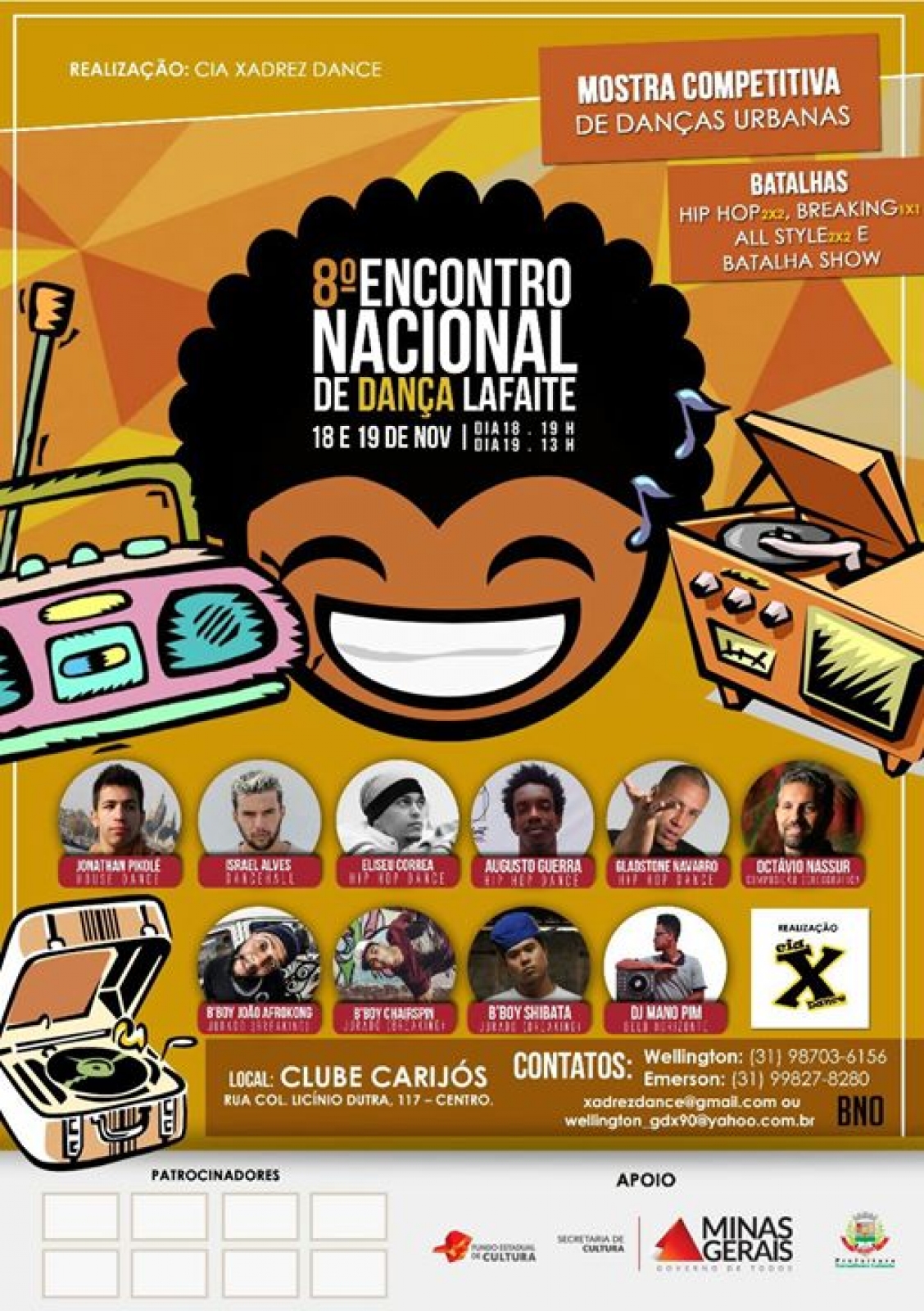 8* Encontro Nacional De Dança Lafaiete 2017 poster