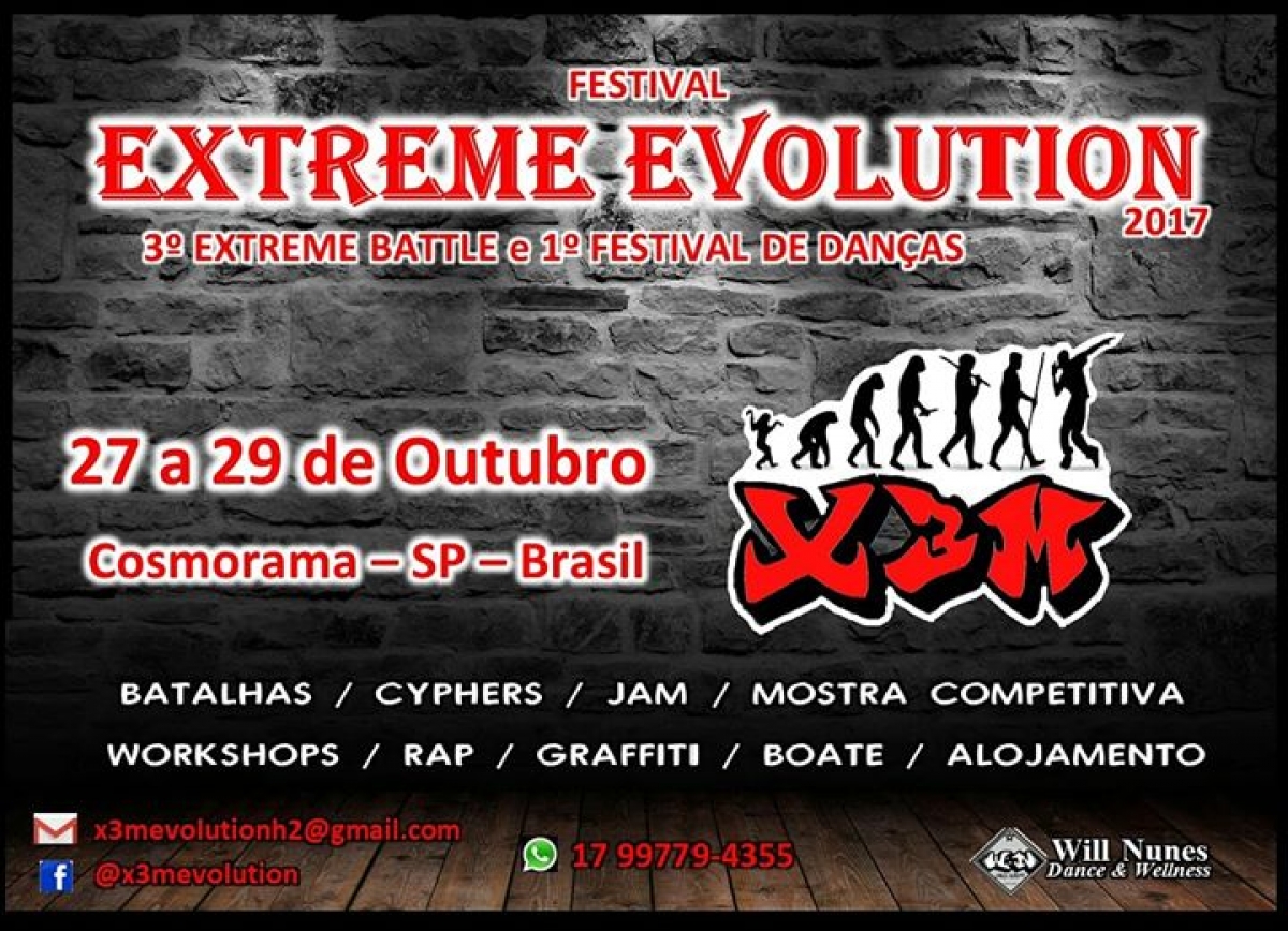 Festival Extreme Evolution 2017 poster