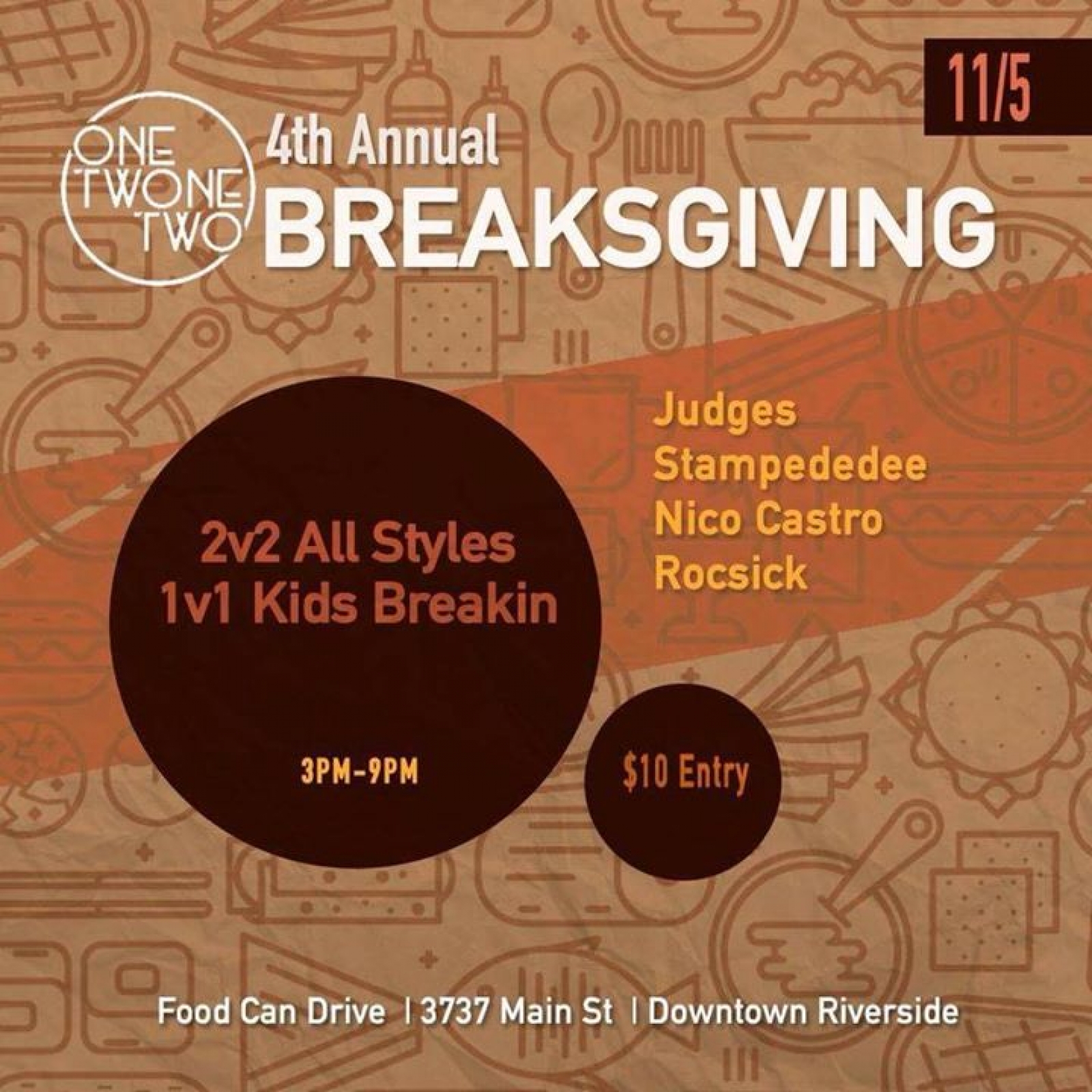 1212 Breaksgiving 2017 poster