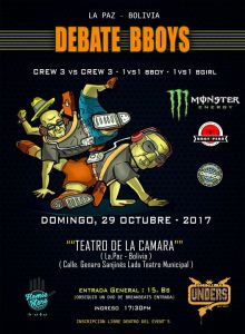 Debate BBOYS en Bolivia 2017