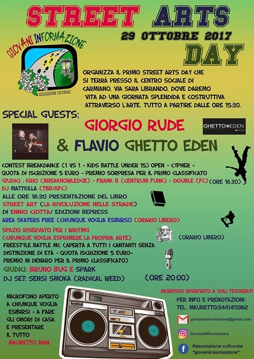 Street Arts Day 2017 poster