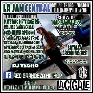 La Jam Central  Presenta a Mariela Vallejos