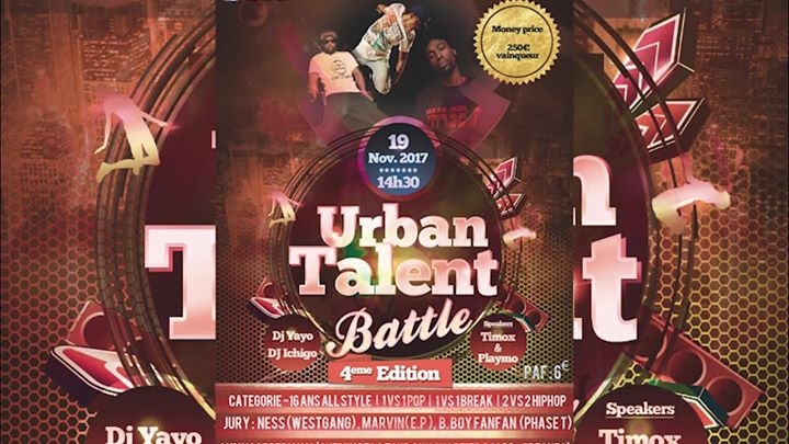 Battle URBAN Talent 4 poster