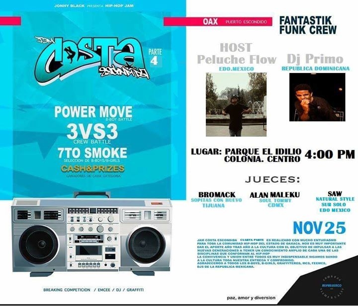 Jam Costa Escondida 4 poster