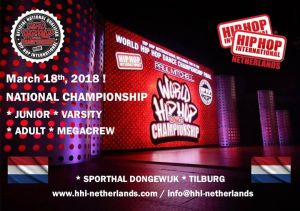 Netherlands Hip Hop Dance Championship 2018