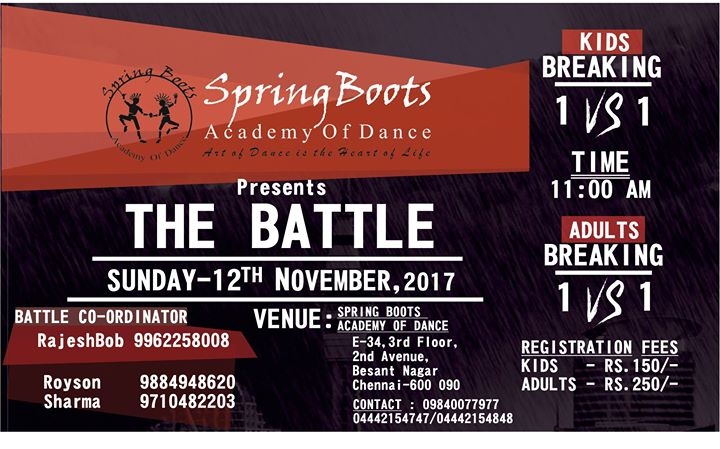 The Battle 2017 poster