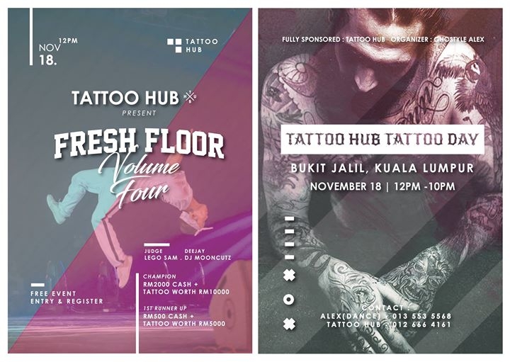 Tattoo Hub X Fresh Floor 4 poster