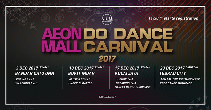 Aeon Mall Do Dance Carnival 2017 poster